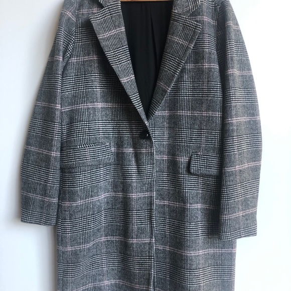 rails anders plaid coat